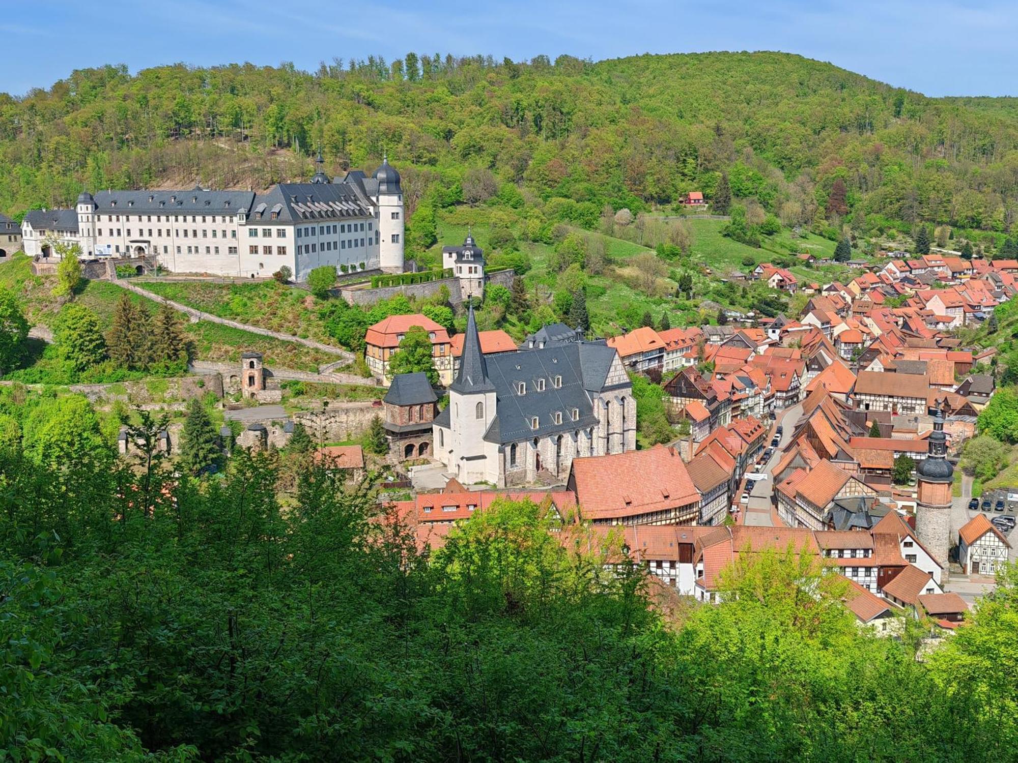 הוילה Stolberg i. Harz Ferienhaus Fachwerk 99 מראה חיצוני תמונה